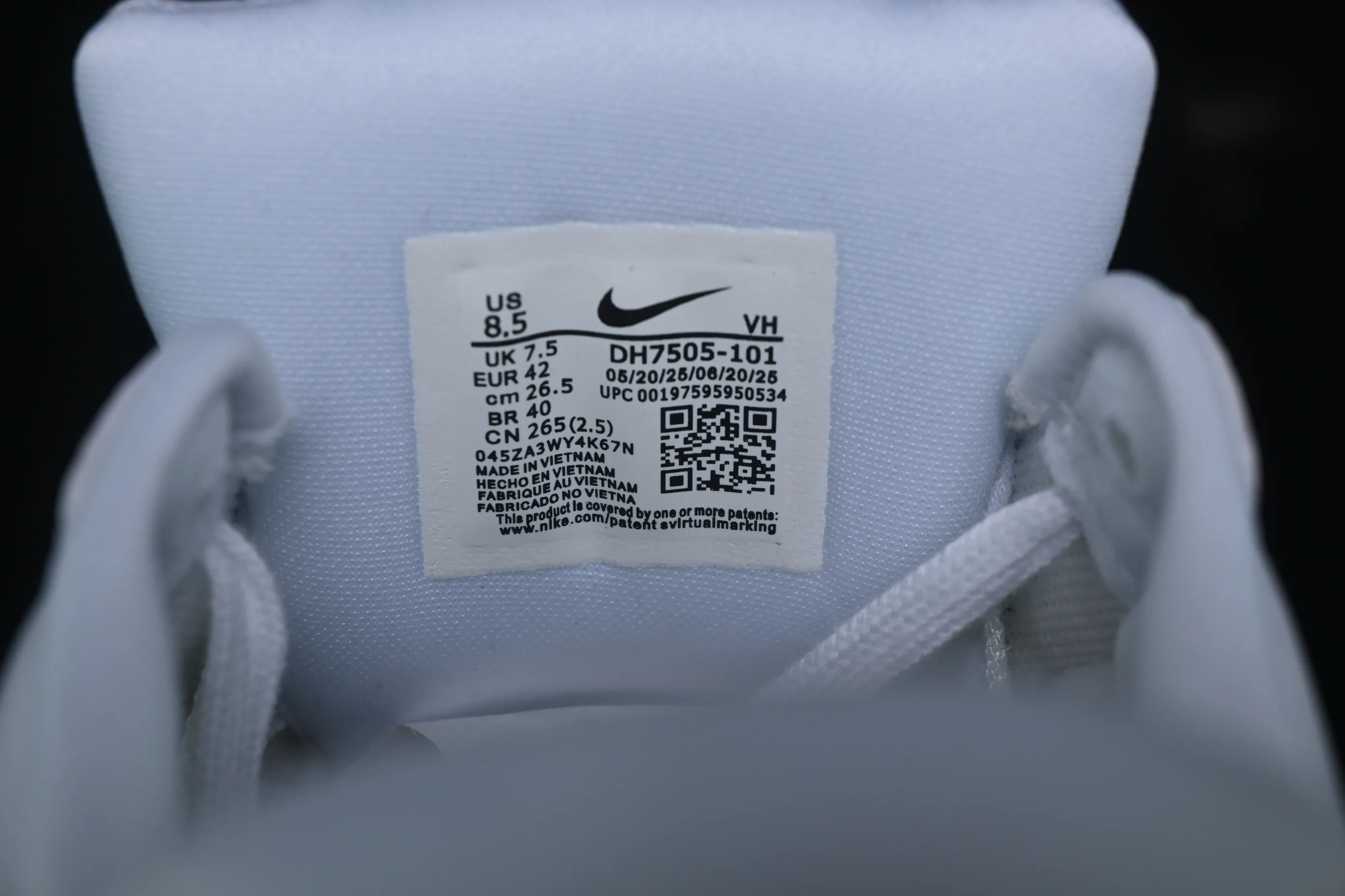 All categories Nk SB Dunk series Nk Force 58 simplified skateboard shoes J version Nike SB Force 58 Nike simplified retro skateboard shoes DH7505-101